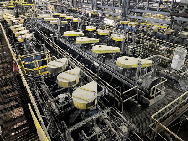 3 Units -banks Of 3-cell Metso Model Dr-500 Flotation Cells)